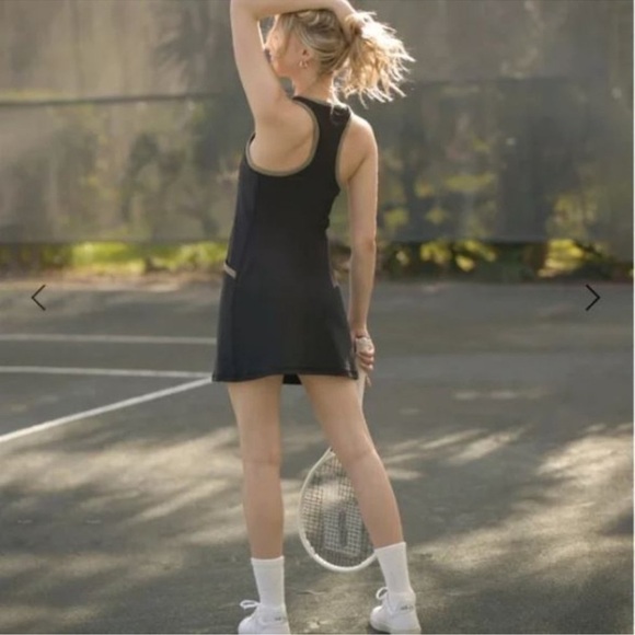 Summersalt Black Do-It-All Tennis Athletic Activewear Sleeveless Dress Size 10 - Picture 6 of 9